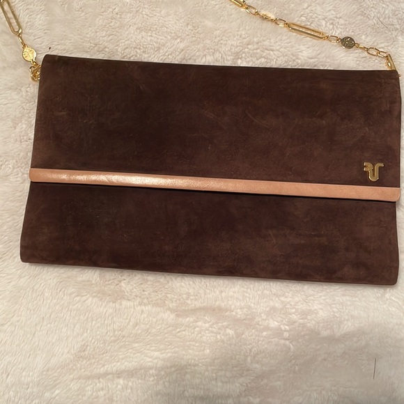 Vintage Raphael Salato suede clutch bag - Picture 3 of 14